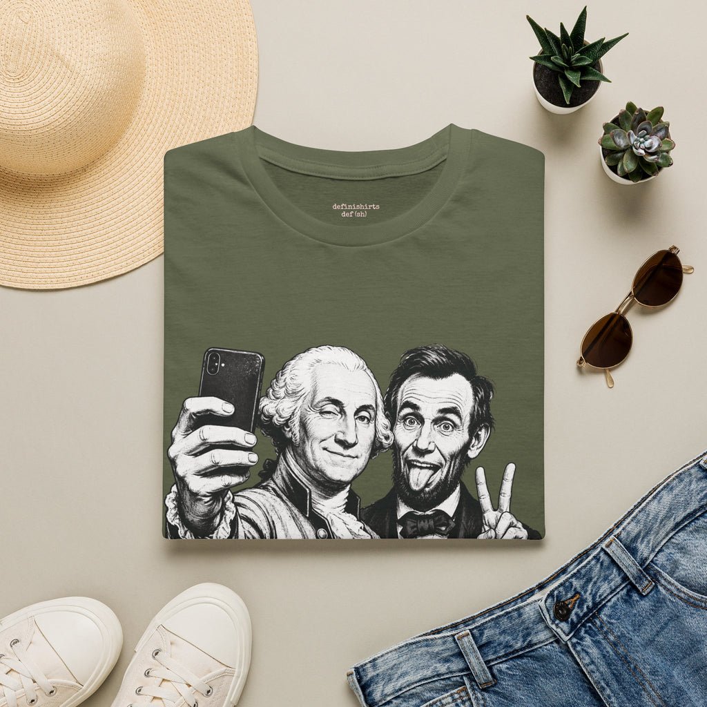 George and Abe 250 Selfie