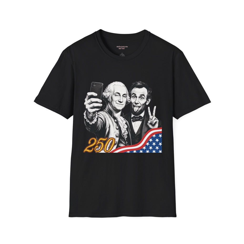 George and Abe 250 Selfie