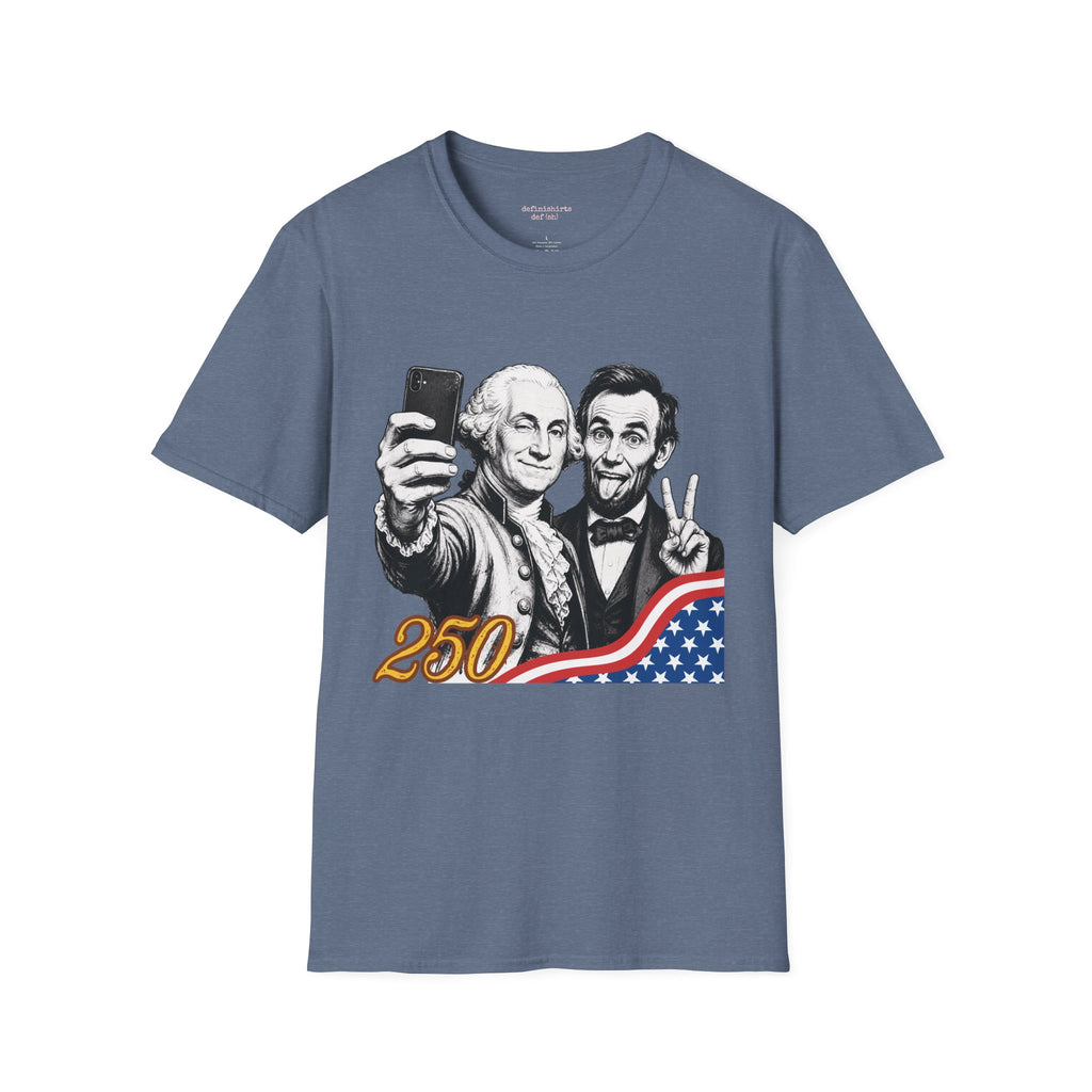 George and Abe 250 Selfie